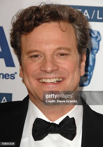 Colin Firth attends 18th Annual BAFTA/LA Britannia Awards on November 5, 2009 in Century City, California.