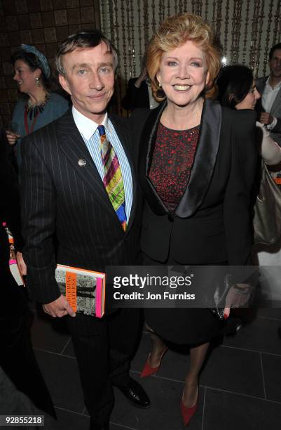 Jasper Conran and Cilla Black attends the book launch party for Nicky Haslam's autobiography - 'Redeeming Features' on November 5, 2009 in London,...