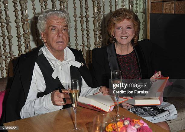 Nicky Haslam and Cilla Black attends the book launch party for Nicky Haslam's autobiography - 'Redeeming Features' on November 5, 2009 in London,...