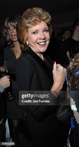 Cilla Black attends the book launch party for Nicky Haslam's autobiography - 'Redeeming Features' on November 5, 2009 in London, England.