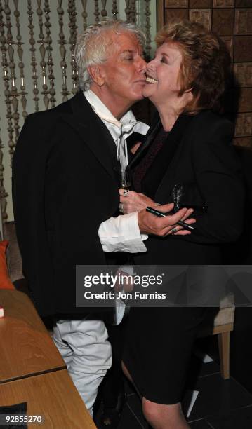 Nicky Haslam and Cilla Black attends the book launch party for Nicky Haslam's autobiography - 'Redeeming Features' on November 5, 2009 in London,...