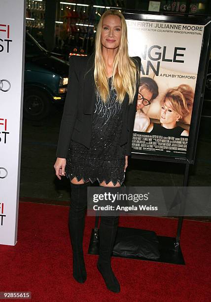 Actress Kelly Lynch arrives at the AFI Fest Screening of 'A Single Man' at Grauman's Chinese Theatre on November 5, 2009 in Hollywood, California.