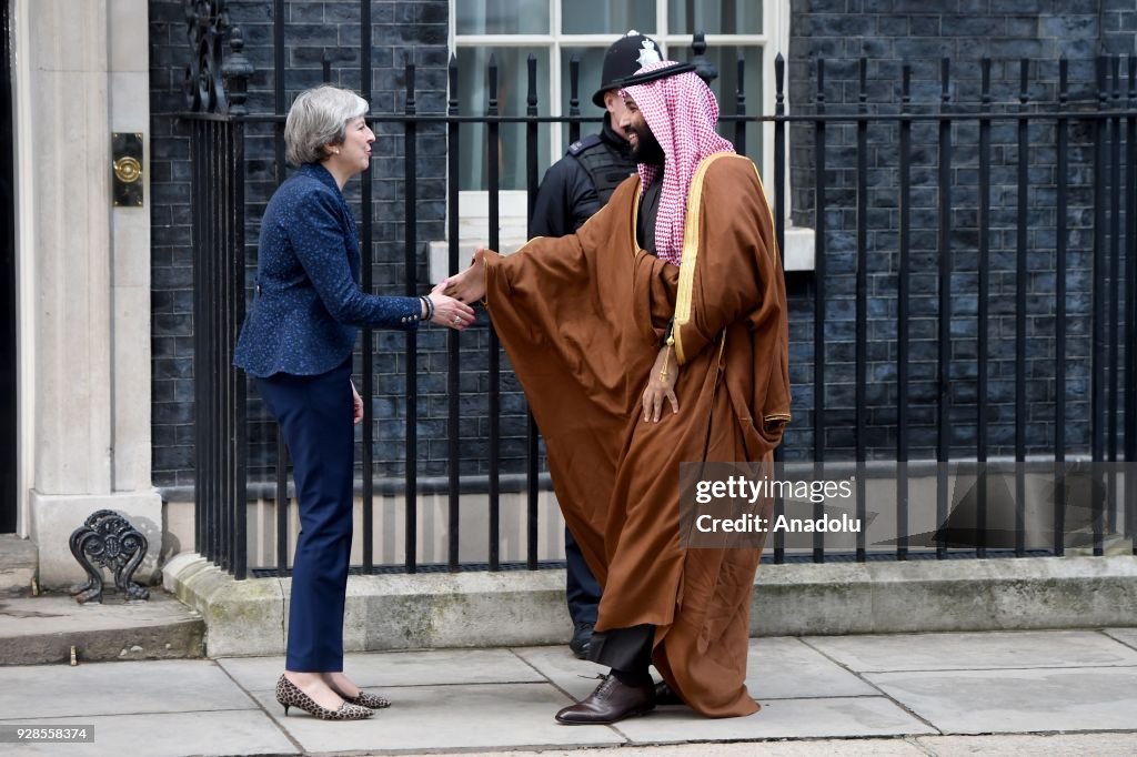Crown Prince of Saudi Arabia Mohammad bin Salman in London
