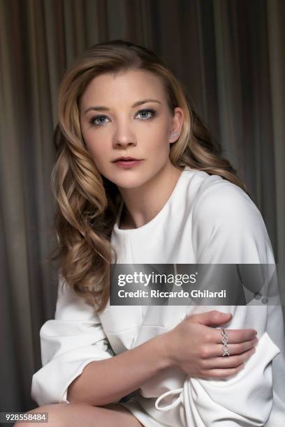 Actress Natalie Dormer poses for a portrait during the 68th Berlin International Film Festival on February, 2018 in Berlin, Germany. .