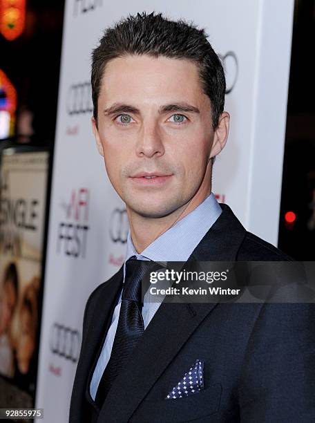 Actor Matthew Goode arrives at the AFI FEST 2009 screening of the Weinstein Company's "A Single Man" at the Chinese Theater on November 5, 2009 in...