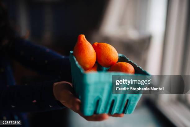 kumquat in a basket - oranges in basket at food market stock pictures, royalty-free photos & images