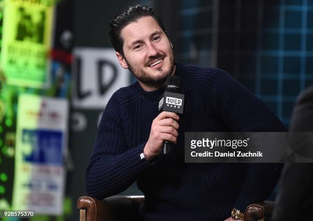 Dancer Val Chmerkovskiy attends the Build Series to discuss his new book 'I'll Never Change My Name' at Build Studio on March 7, 2018 in New York...
