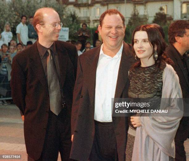 L'Américain John Dahl, réalisateur du film "Rounders", Harvey Weinstein, un des deux frères fondateurs de la maison de production Miramax et...