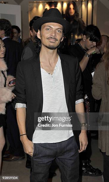 Mathew Williamson attends the Burberry after party during London Fashion Week Spring Summer 2010 on September 22, 2009 in London, United Kingdom.