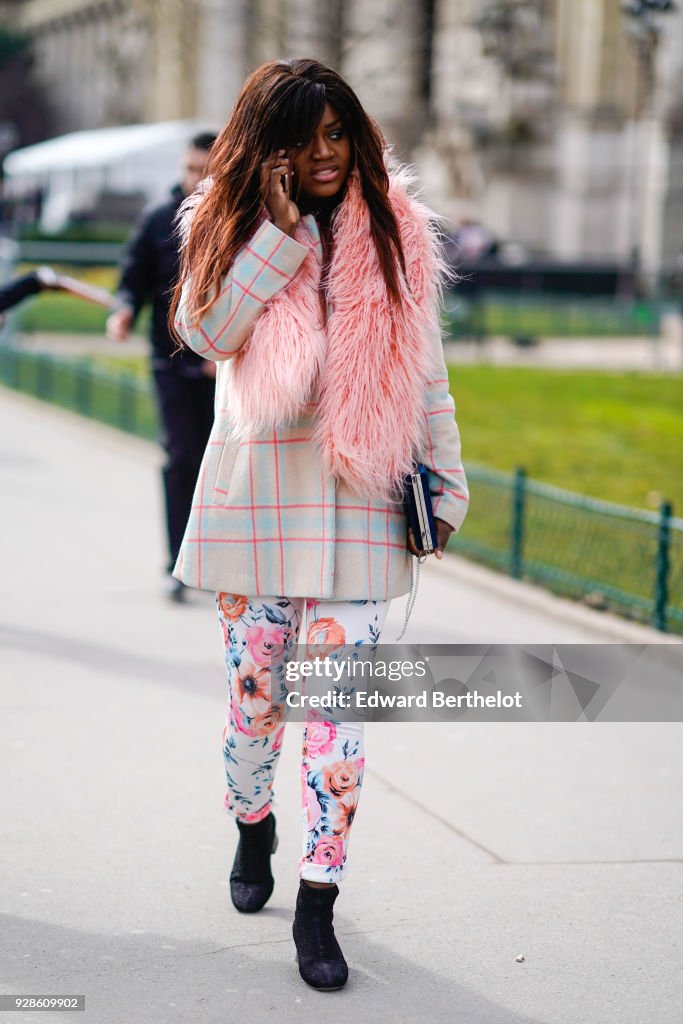 Street Style : Paris Fashion Week Womenswear Fall/Winter 2018/2019 : Day Nine