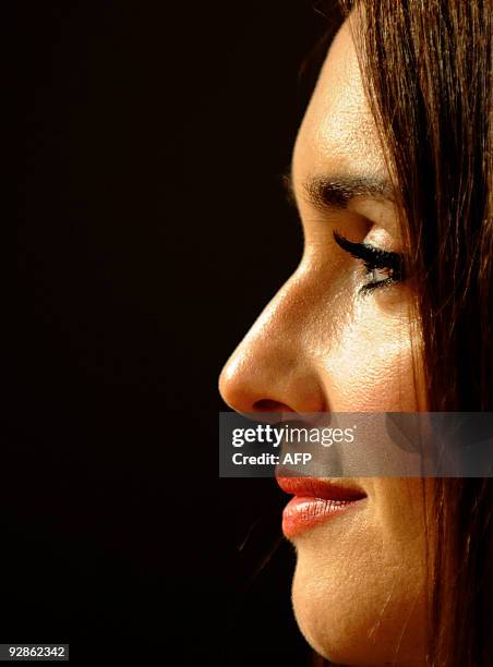 Spanish actres Paz Vega attends the press conference of the presentation of the film Triage by Danis Tanovic at the SEFF' 09 Seville European Film...