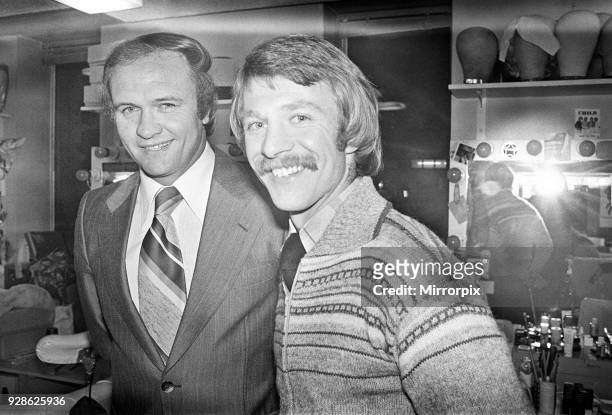 West Bromwich Albion manager Ron Atkinson and David Mills, a new signing, 7th January 1979.