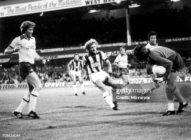 David Mills of West Bromwich Albion. West Bromwich Albion V Arsenal, score 2-0 to Arsenal. League Division One, venue was The Hawthorns, 2nd...