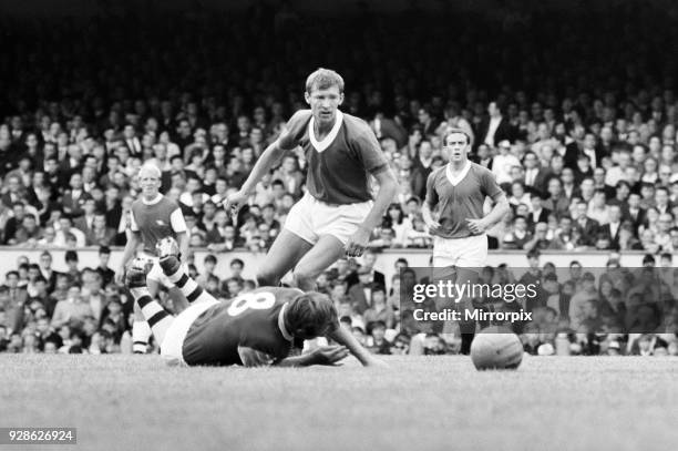 Pre season friendly match at Highbury. Arsenal 3 v Glasgow Rangers 0. Rangers' Alex Ferguson, 5th August 1967.