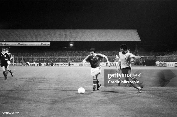 European Cup Second Round Second Leg match at the City Ground. Nottingham Forest 5 v AEK Athens 1. The AEK Athens defenders had no answer to the...