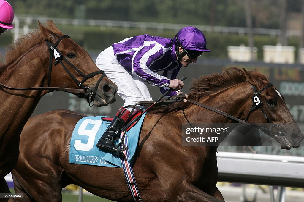 Man Of Iron with jockey Aidan P. O'Brien