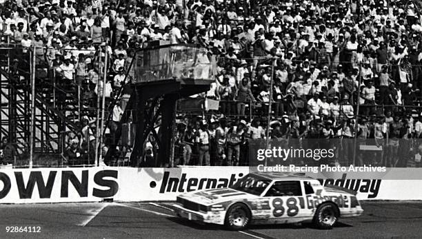 Bobby Allison takes the checkered with a margin of 3 laps and 6 seconds at the Mason-Dixon 500. Bobby Allison's team collected a check for $25,350.