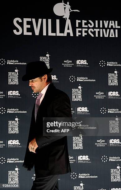 Irish actor Colin Farrell poses during the presentation of the latest film 'Triage' directed by Danis Tanovic at the SEFF' 09 Seville European Film...