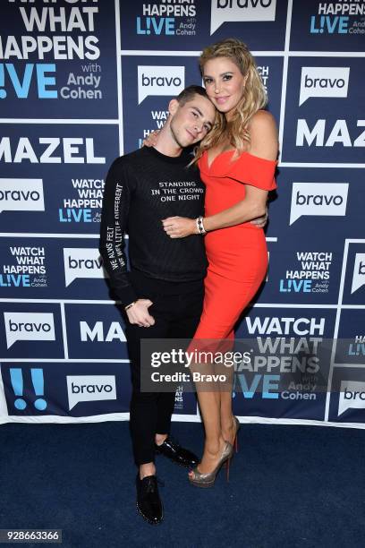 Pictured : Adam Rippon and Brandi Glanville --