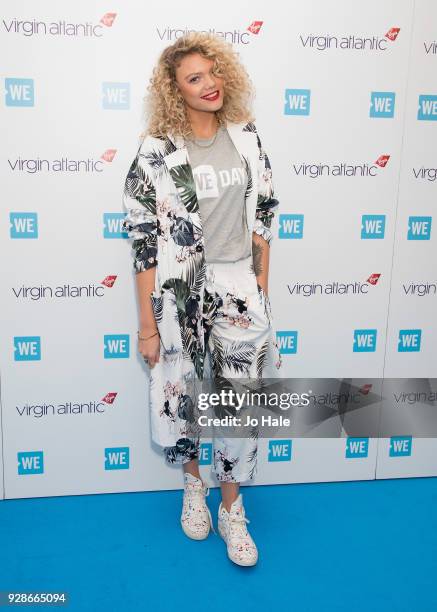 Becca Dudley attends We Day UK at Wembley Arena on March 7, 2018 in London, England.