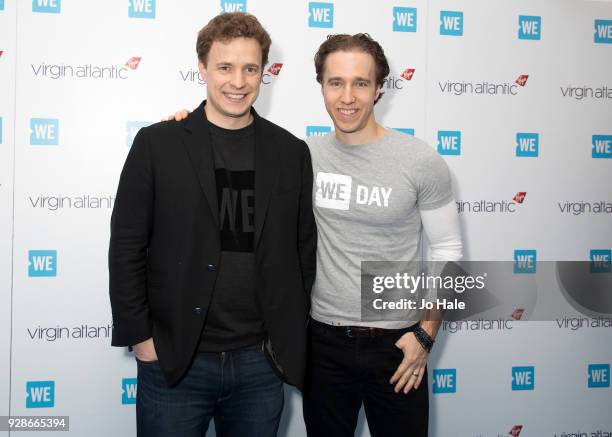 Craig Kielburger and Marc Kielburger attend We Day UK at Wembley Arena on March 7, 2018 in London, England.