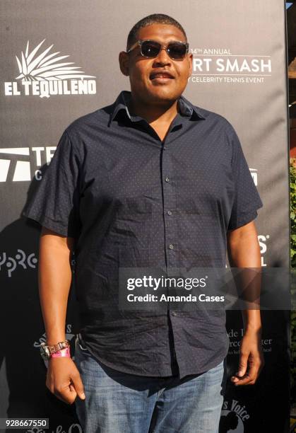 Omar Miller arrives at The 14th Annual Desert Smash Celebrity Tennis Event on March 6, 2018 in La Quinta, California.