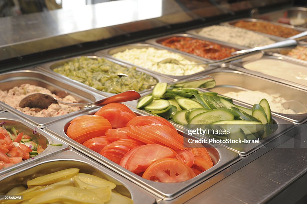 Israeli salad Bar