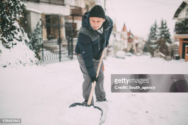 雪地雜務 - snow shovel 個照片及圖片檔