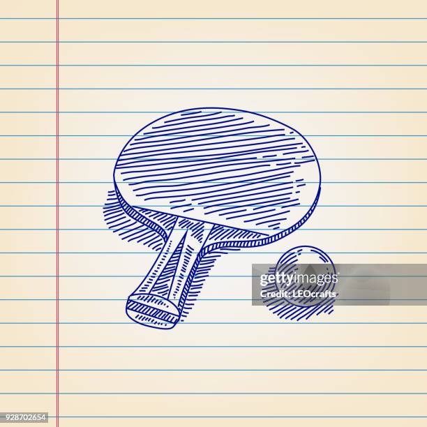 table tennis drawing on lined paper - old school ping pong stock illustrations