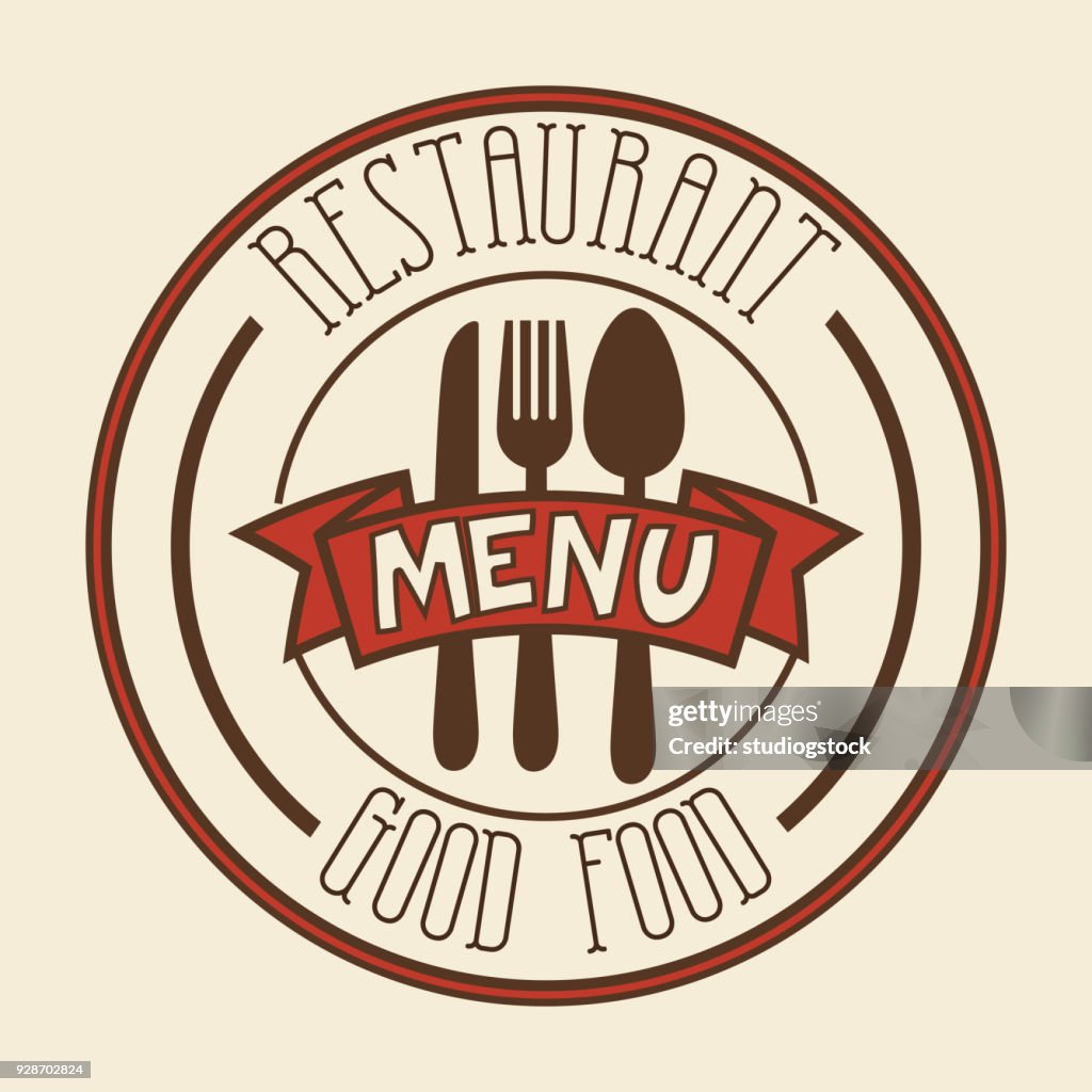 Generic Menu Sign Restaurant Menu Sign High-Res Vector Graphic - Getty Images
