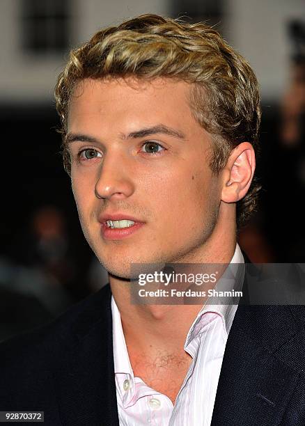 Freddie Stroma attends the UK Premiere of Creation on September 13, 2009 in London, England.