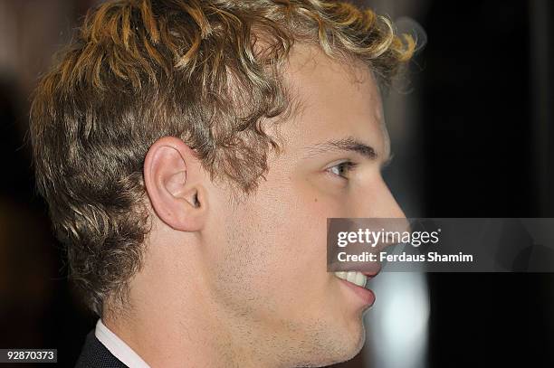 Freddie Stroma attends the UK Premiere of Creation on September 13, 2009 in London, England.