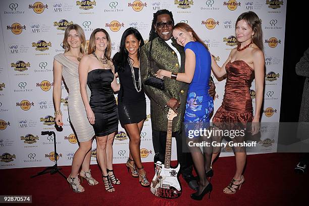 Musician Clarence Clemons and wife Victoria Clemons attend the "Big Man: Real Life & Tall Tales" book publishing celebration at the Hard Rock Cafe,...