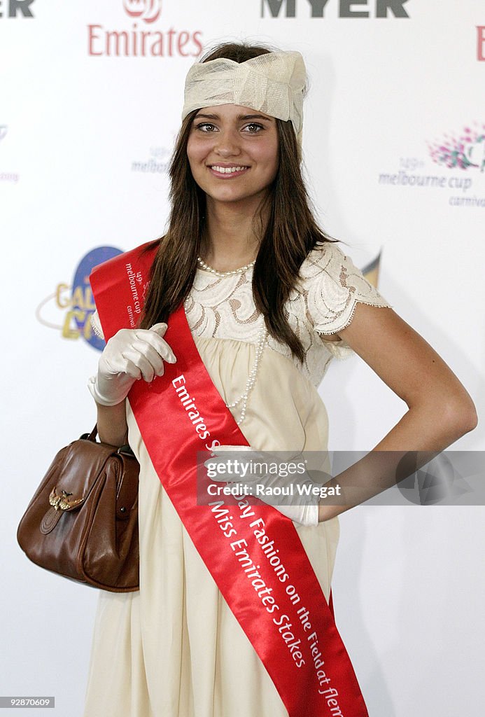 Celebrities Attend Emirates Stakes Day 2009