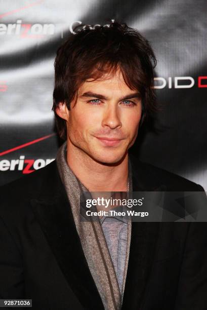 Actor Ian Somerhalder attends the Verizon Wireless Launch of DROID at The Angel Orensanz Foundation on November 6, 2009 in New York City.