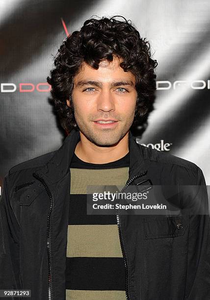 Actor Adrien Grenier attends the Verizon Wireless DROID Launch at The Angel Orensanz Foundation on November 6, 2009 in New York City.