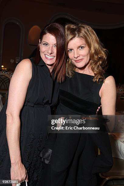 Debra Messing and Rene Russo at Peace Over Violence 38th Annual Humanitarian Awards on November 06, 2009 at the Beverly Hills Hotel in Beverly Hills,...