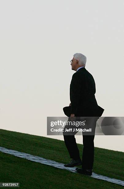 British Chancellor of the Exchequer Alistair Darling attends the G20 finance ministers meeting on November 7, 2009 in St Andrews, Scotland. Some of...