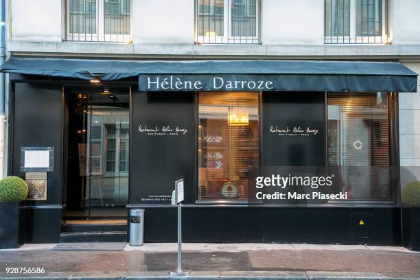 General view at Helene Darroze restaurant on March 7, 2018 in Paris, France.