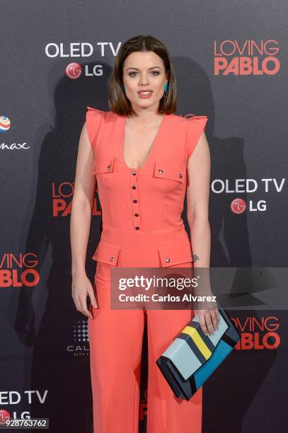 Adriana Torrebejano attends 'Loving Pablo' Madrid Premiere on March 7, 2018 in Madrid, Spain.