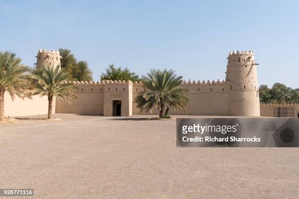 al jahili fort (qasr al jahili), al ain, united arab emirates - uae heritage stock pictures, royalty-free photos & images