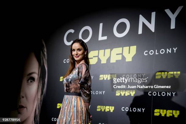 Sarah Wayne Callies attends Colony' Tv Series Season 1 - Madrid Premiere on March 7, 2018 in Madrid, Spain.