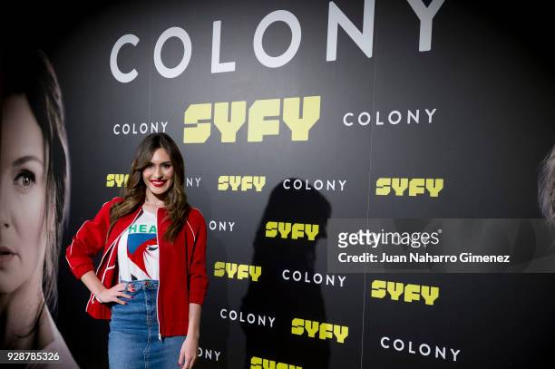 Yara Puebla attends Colony' Tv Series Season 1 - Madrid Premiere on March 7, 2018 in Madrid, Spain.