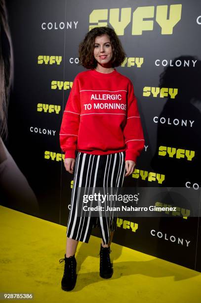 Alba Messa attends Colony' Tv Series Season 1 - Madrid Premiere on March 7, 2018 in Madrid, Spain.