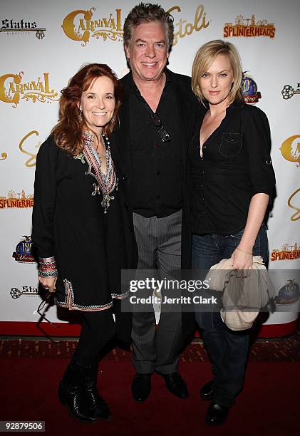 Actors Christopher McDonald, Lea Thompson and Elaine Hendricks attend the Splinterheads premiere party at Carnival at Bowlmor Lanes on November 6,...