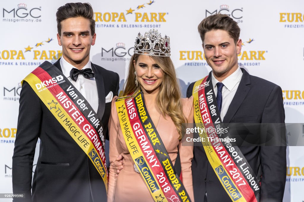 Mister Germany 2018 winner Pascal Unbehaun, Miss Germany 2018 winner