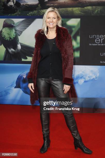 Carola Ferstl during the 'Unsere Erde 2' premiere at Zoo Palast on March 7, 2018 in Berlin, Germany.