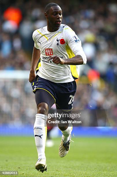 Ledley King of Tottenham Hotspur runs during the Barclays Premier League match between Tottenham Hotspur and Sunderland at White Hart Lane on...