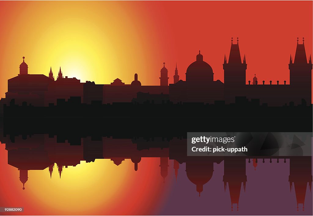 Prague Skyline