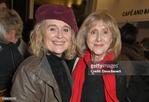 Sinead Cusack and Pamela Miles attend the press night after party for "Summer And Smoke" at The Almeida Theatre on March 7, 2018 in London, England.